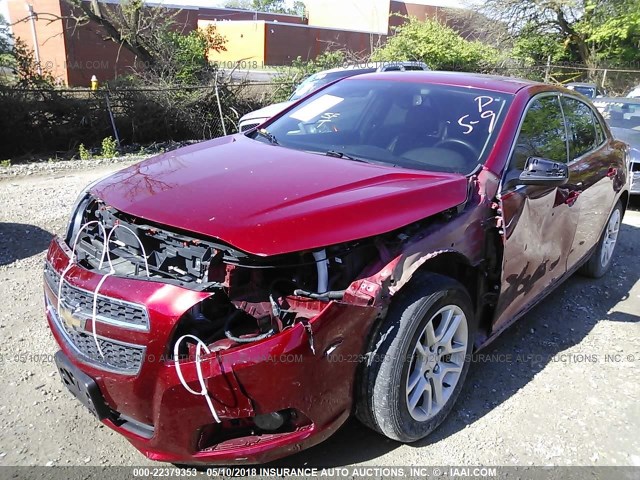 1G11F5RRXDF104959 - 2013 CHEVROLET MALIBU 2LT RED photo 6