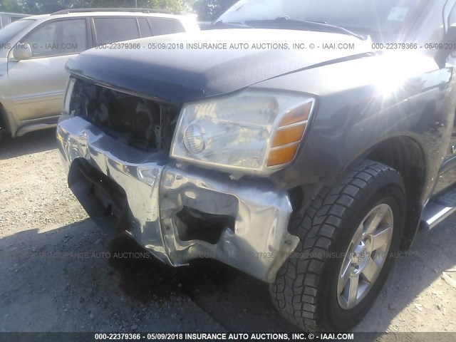 1N6BA07A07N211648 - 2007 NISSAN TITAN XE/SE/LE TURQUOISE photo 6