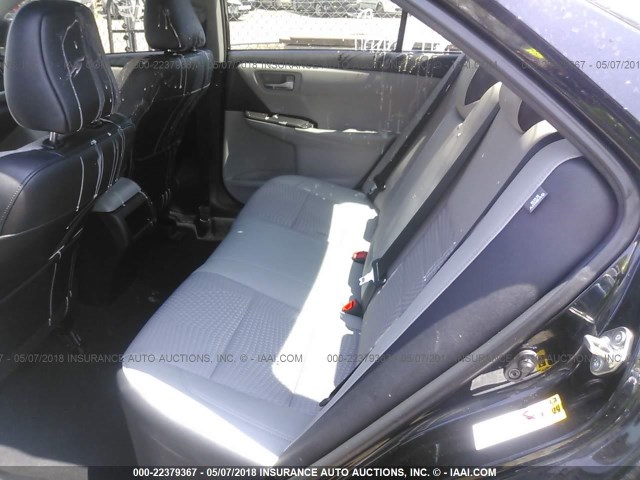 4T1BF1FK8FU076746 - 2015 TOYOTA CAMRY LE/XLE/SE/XSE BLACK photo 8