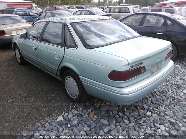 1FACP52U8RGI59641 - 1994 FORD TAURUS GL TURQUOISE photo 3