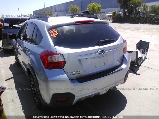 JF2GPABCXHH242526 - 2017 SUBARU CROSSTREK PREMIUM ლურჯი ფოტო 3