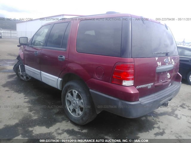 1FMPU16L04LA89157 - 2004 FORD EXPEDITION XLT RED photo 3