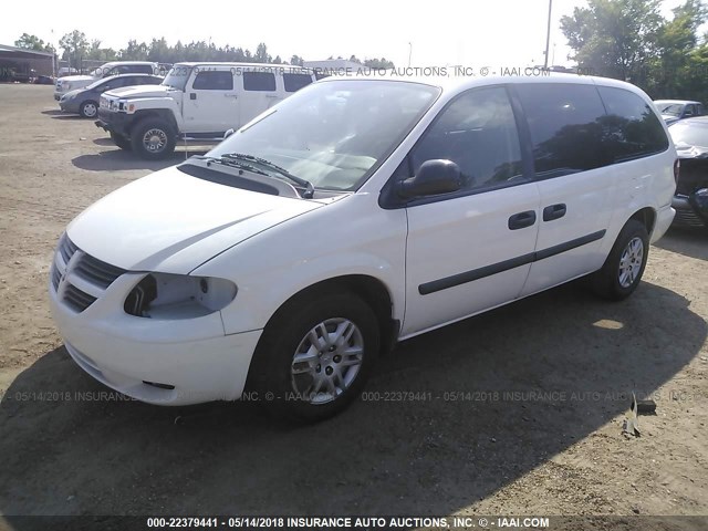 1D4GP24R77B103853 - 2007 DODGE GRAND CARAVAN SE WHITE photo 2