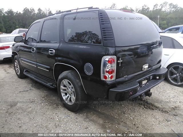 1GNEC13T91R132381 - 2001 CHEVROLET TAHOE C1500 BLACK photo 3