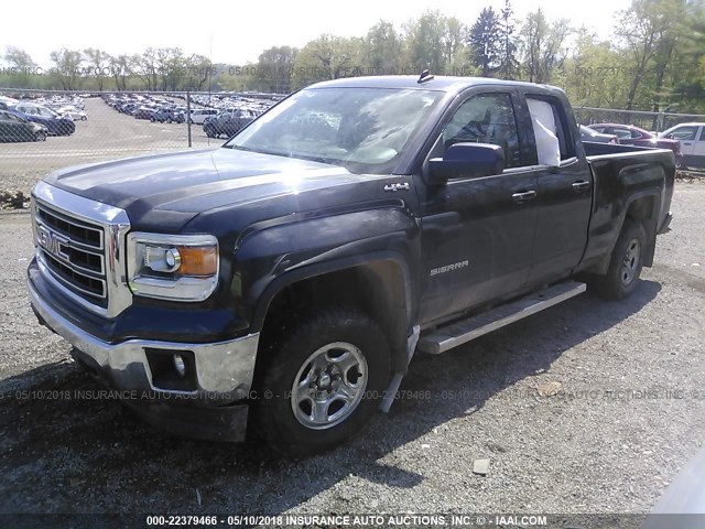 1GTV2UEH5EZ257924 - 2014 GMC SIERRA K1500 SLE GRAY photo 2