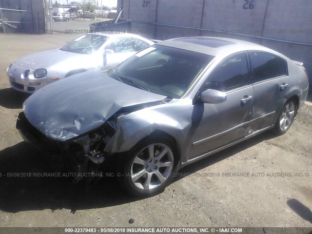 1N4BA41EX7C813626 - 2007 NISSAN MAXIMA SE/SL GRAY photo 2