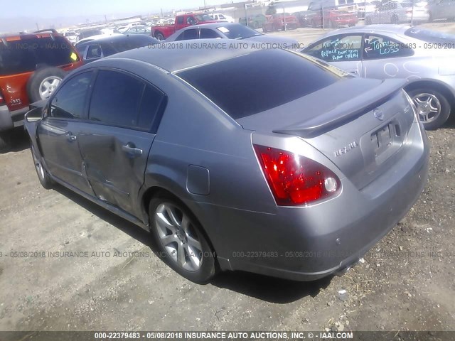 1N4BA41EX7C813626 - 2007 NISSAN MAXIMA SE/SL GRAY photo 3