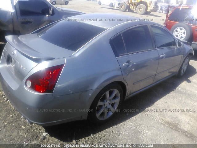 1N4BA41EX7C813626 - 2007 NISSAN MAXIMA SE/SL GRAY photo 4