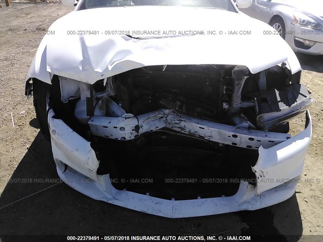 2C3CDXEJ1EH257719 - 2014 DODGE CHARGER SRT-8 WHITE photo 6