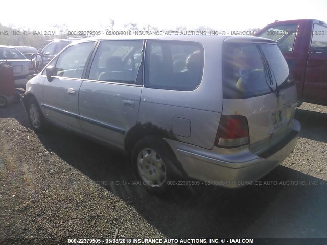 JHMRA3869WC002818 - 1998 HONDA ODYSSEY LX/EX TAN photo 3