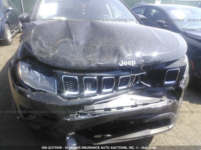 3C4NJDBB1HT640273 - 2017 JEEP COMPASS LATITUDE 黑色 照片 6