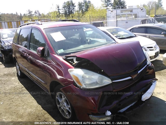 5TDBA22C05S036283 - 2005 TOYOTA SIENNA XLE/XLE LIMITED MAROON photo 1