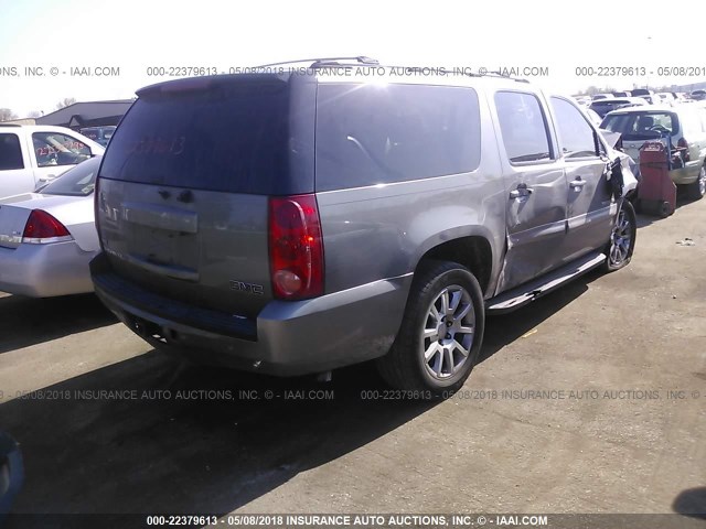 1GKFK16377J248511 - 2007 GMC YUKON XL K1500 SILVER photo 4