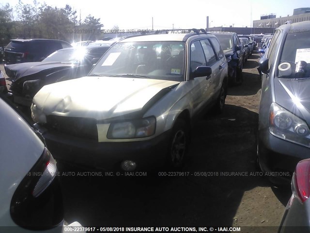 JF1SG63603H701088 - 2003 SUBARU FORESTER 2.5X Champagne photo 2