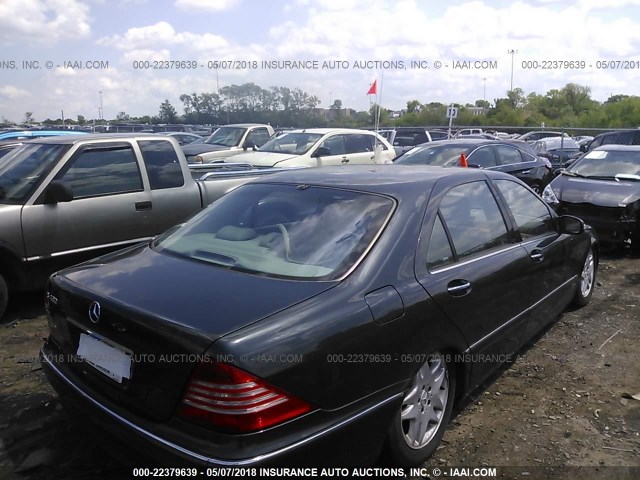WDBNG70JX3A378438 - 2003 MERCEDES-BENZ S 430 GRAY photo 4