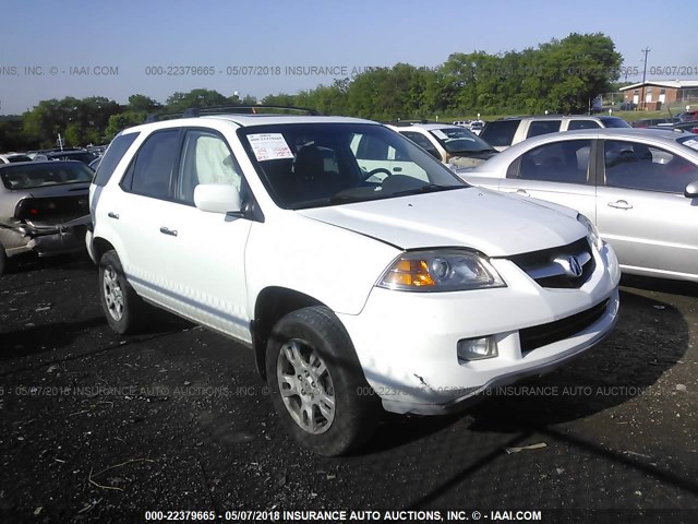 2HNYD18935H526152 - 2005 ACURA MDX TOURING WHITE photo 1