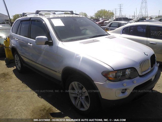 5UXFB53596LV24746 - 2006 BMW X5 4.4I SILVER photo 1