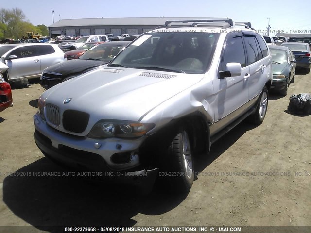 5UXFB53596LV24746 - 2006 BMW X5 4.4I SILVER photo 6