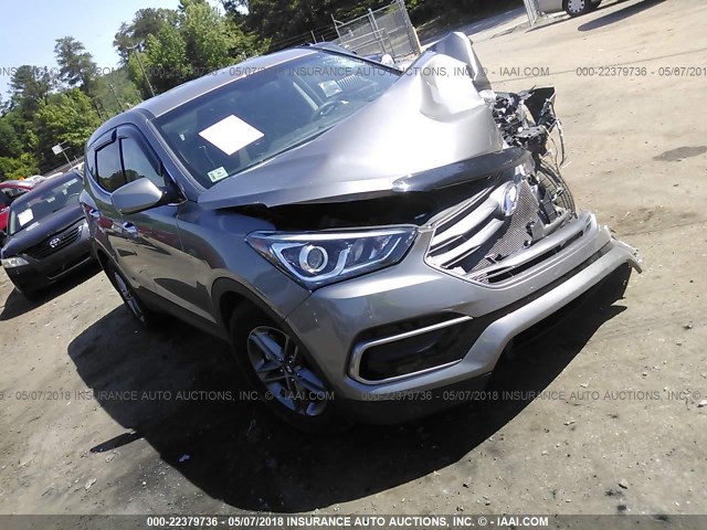 5XYZT3LB6HG396227 - 2017 HYUNDAI SANTA FE SPORT  GRAY photo 1