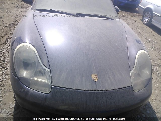 WP0CA29873U622817 - 2003 PORSCHE BOXSTER Dark Blue photo 10