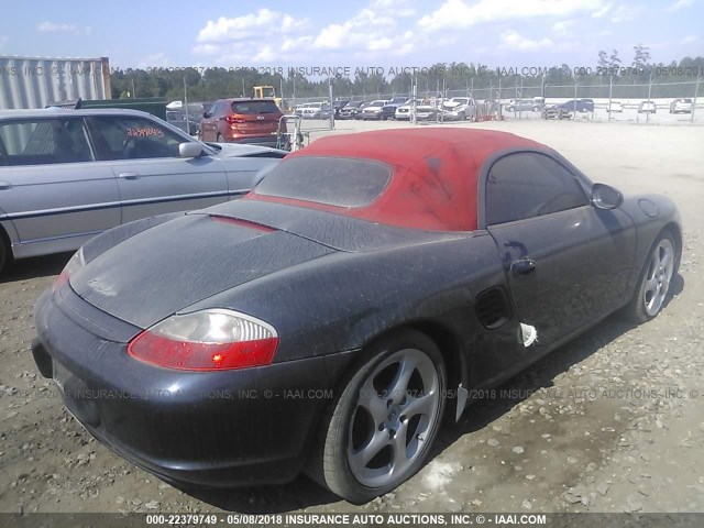 WP0CA29873U622817 - 2003 PORSCHE BOXSTER Dark Blue photo 4