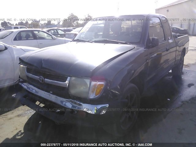 4TAVL52N3WZ034856 - 1998 TOYOTA TACOMA XTRACAB BLACK photo 2