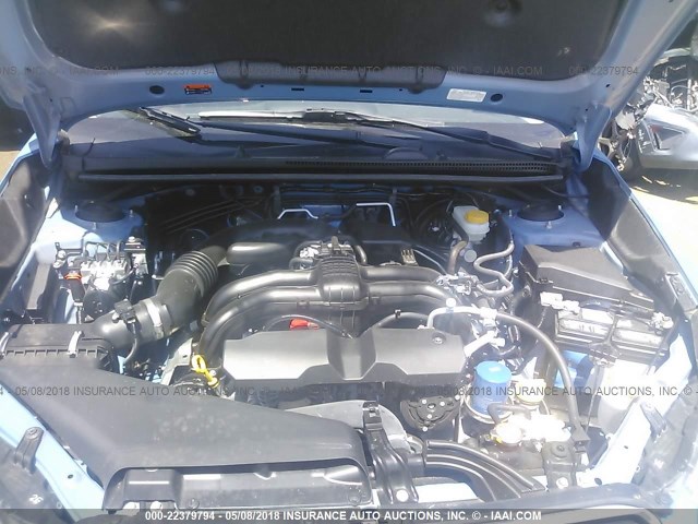 JF2GPADC0HH274303 - 2017 SUBARU CROSSTREK PREMIUM ლურჯი ფოტო 10