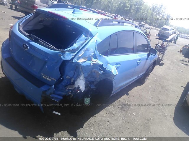 JF2GPADC0HH274303 - 2017 SUBARU CROSSTREK PREMIUM ლურჯი ფოტო 4