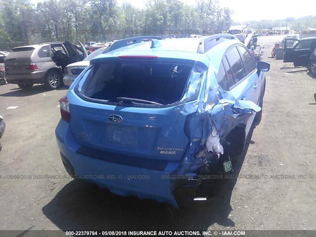 JF2GPADC0HH274303 - 2017 SUBARU CROSSTREK PREMIUM ლურჯი ფოტო 6
