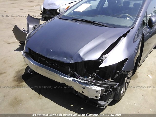 19XFB2F97FE275144 - 2015 HONDA CIVIC EXL 灰色 照片 6