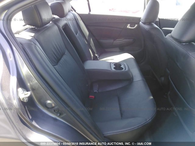 19XFB2F97FE275144 - 2015 HONDA CIVIC EXL 灰色 照片 8