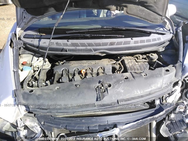 2HGFA16928H505646 - 2008 HONDA CIVIC EXL Gümüş foto 10