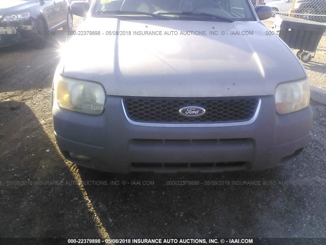 1FMYU04111KC55994 - 2001 FORD ESCAPE XLT GOLD photo 6