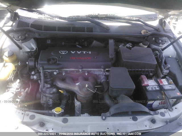 JTNBE46K573048141 - 2007 TOYOTA CAMRY NEW GENERAT CE/LE/XLE/SE SILVER photo 10