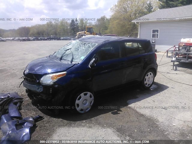 JTKKU10428J029262 - 2008 TOYOTA SCION XD BLUE photo 2