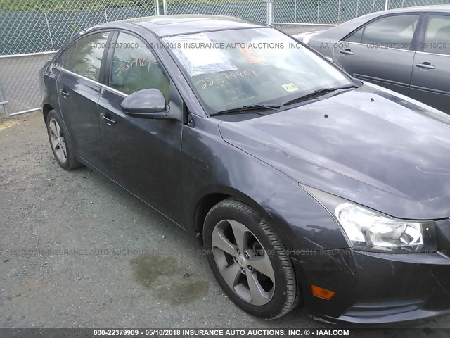 1G1PG5S90B7126249 - 2011 CHEVROLET CRUZE LT GRAY photo 6