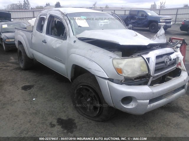 5TEUX42N09Z598701 - 2009 TOYOTA TACOMA ACCESS CAB SILVER photo 1