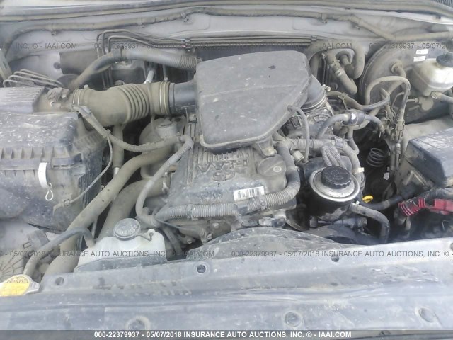 5TEUX42N09Z598701 - 2009 TOYOTA TACOMA ACCESS CAB Silber Foto 10