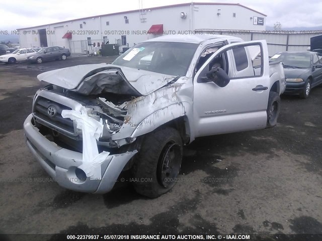 5TEUX42N09Z598701 - 2009 TOYOTA TACOMA ACCESS CAB SILVER photo 2