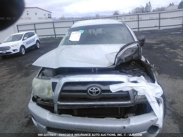 5TEUX42N09Z598701 - 2009 TOYOTA TACOMA ACCESS CAB Silber Foto 6