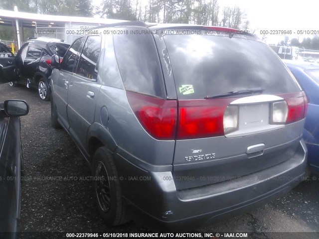 3G5DA03E54S535983 - 2004 BUICK RENDEZVOUS CX/CXL GRAY photo 3