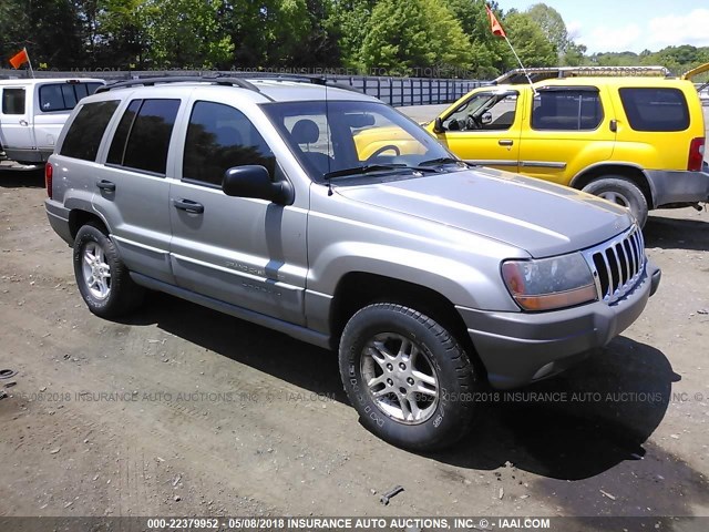 1J4GW48N5YC284363 - 2000 JEEP GRAND CHEROKEE LAREDO GRAY photo 1