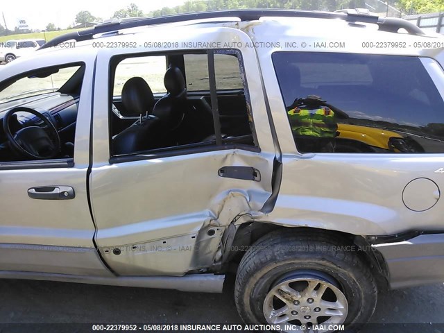 1J4GW48N5YC284363 - 2000 JEEP GRAND CHEROKEE LAREDO GRAY photo 6