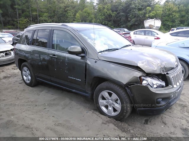 1C4NJCEB9GD543266 - 2016 JEEP COMPASS LATITUDE 灰色 照片 1