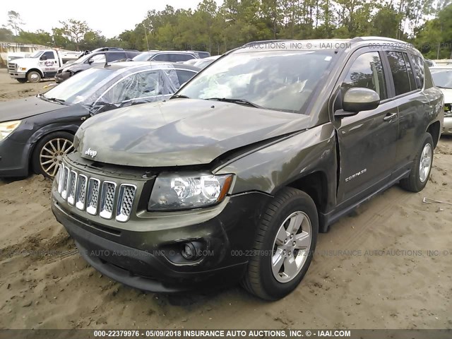 1C4NJCEB9GD543266 - 2016 JEEP COMPASS LATITUDE 灰色 照片 2