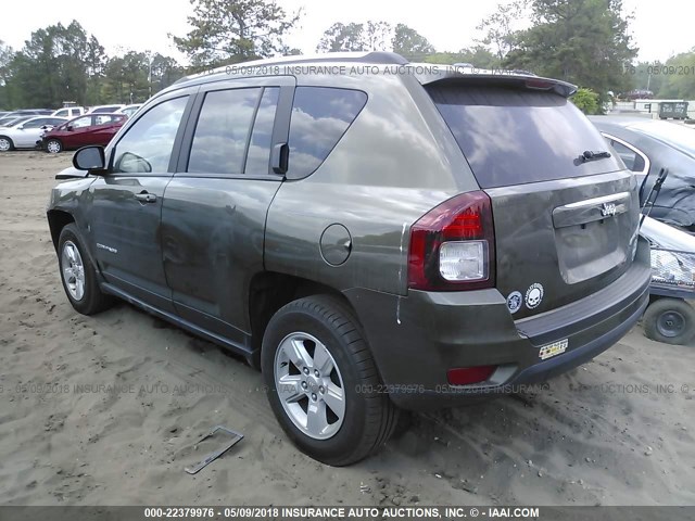 1C4NJCEB9GD543266 - 2016 JEEP COMPASS LATITUDE 灰色 照片 3