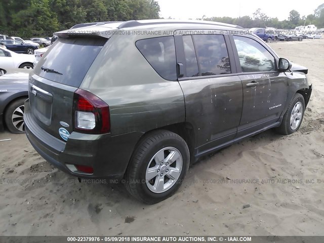 1C4NJCEB9GD543266 - 2016 JEEP COMPASS LATITUDE 灰色 照片 4