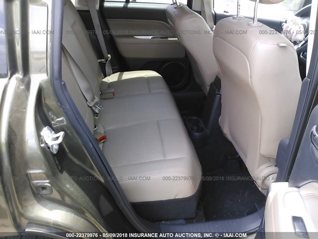 1C4NJCEB9GD543266 - 2016 JEEP COMPASS LATITUDE 灰色 照片 8