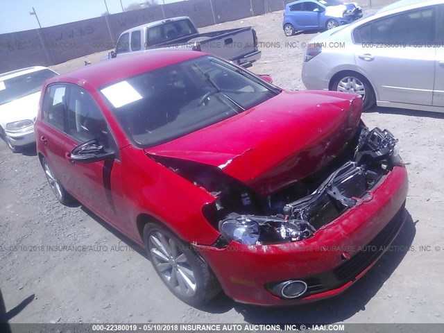 WVWDM7AJ8DW127877 - 2013 VOLKSWAGEN GOLF 红色 照片 1