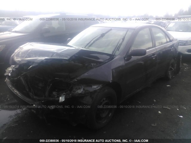 4T1BE32K52U625205 - 2002 TOYOTA CAMRY LE/XLE/SE შავი ფოტო 2